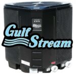 Gulf Stream branded black portable air cooler with control panel.