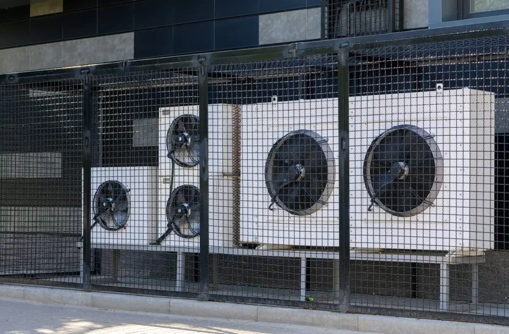 Industrial HVAC units provided by expert air conditioner suppliers.