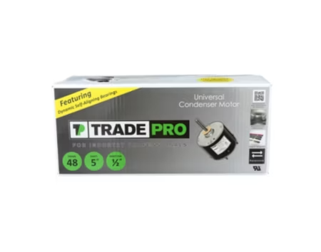TRADEPRO® - TP-C50-1SP2 - 1/2 HP, Single Speed, 1075 RPM, 208-230V, PSC Condenser Fan Motor (TEAO) - Image 4