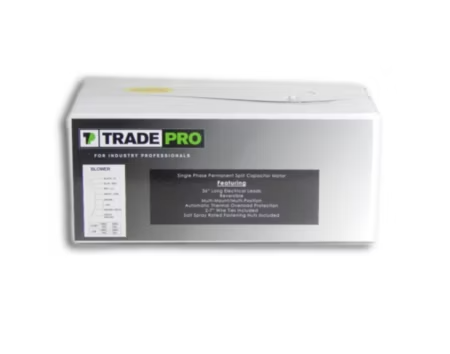 TRADEPRO® - TP-E25-3SP2 - 1/4 HP, 3 Speed, 1075 RPM, 208-230V, PSC Evaporator Motor (OAO) - Image 4