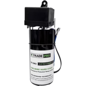 TP-2W2 - Hard Start Kit Mechanical Potential Relay (MPR) And Start Capacitor, For Use On 3.5 To 5 HP Units