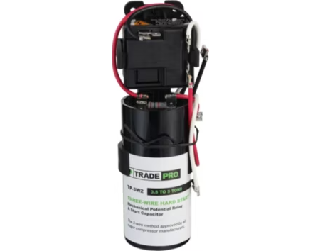 TP-3W2 - 3 Wire Hard Start Kit, 189-227 MFD, 3.5 To 5 HP, 208-277 VAC