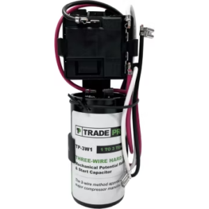 TP-3W1 - 3 Wire Hard Start Kit, 88-108 MFD, 1 To 3 HP, 208-277 VAC