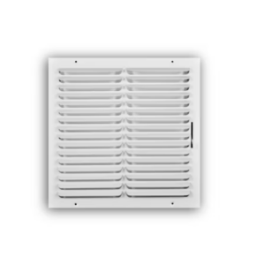 401M-14X14 - Fixed Curved Blade Wall/Ceiling Register 401M With Multi Shutter Damper, 1-Way