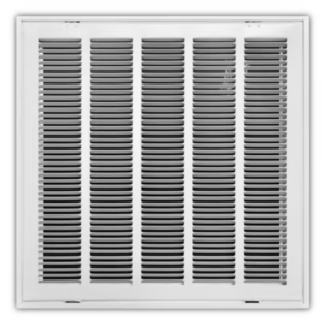 190RF-20X20 - Steel Return Air Filter Grille With Removable Face, White, 20" X 20"