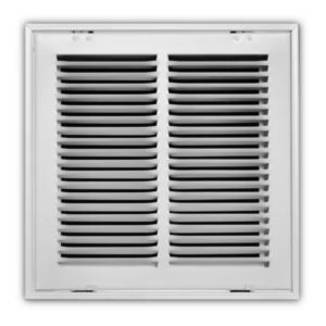 190RF-12X12 - Steel Return Air Filter Grille With Removable Face, White, 12" X 12"