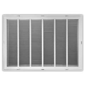 190RF-30X20 - Steel Return Air Filter Grille With Removable Face, White, 30" X 20"