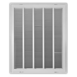 190RF-20X25 - Steel Return Air Filter Grille With Removable Face, White, 20" X 25"