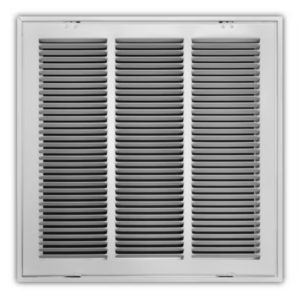 190RF-18X18 - Steel Return Air Filter Grille With Removable Face, White, 18" X 18"