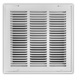 190RF-14X14 - Steel Return Air Filter Grille With Removable Face, White, 14" X 14"