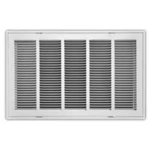 190RF-24X14 - Steel Return Air Filter Grille With Removable Face, White, 24" X 14"