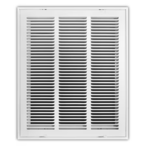 190RF-16X20 - Steel Return Air Filter Grille With Removable Face, White, 16" X 20"