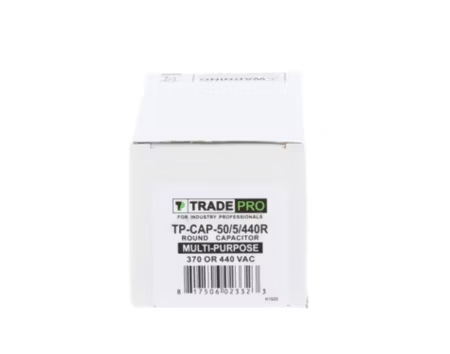 TP-CAP-50/5/440R - Run Capacitor, 50/5/440 VAC, Round, Dual Rated - Image 3