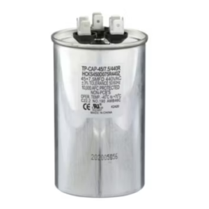 TP-CAP-45/7.5/440R - Run Capacitor, 45/7.5/440 VAC, Round, Dual Rated