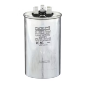 TP-CAP-50/7.5/440R - Run Capacitor, 50/7.5/440 VAC, Round, Dual Rated