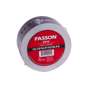 08102.5 - 0810 2.5" X 60 Yards Foil Tape, 2.5 mil White Adhesive