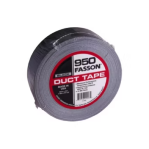 950B - 48mm X 55mm Black Cloth Duct Tape