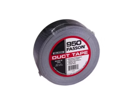 950B - 48mm X 55mm Black Cloth Duct Tape