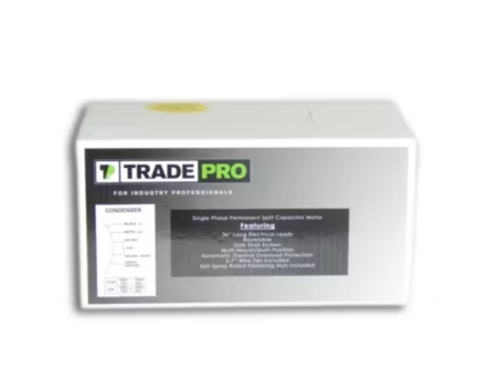 TRADEPRO® - TP-C25-1SP2-8 - 1/4 HP, Single Speed, 825 RPM, 208-230V, PSC Condenser Fan Motor (TEAO) - Image 4