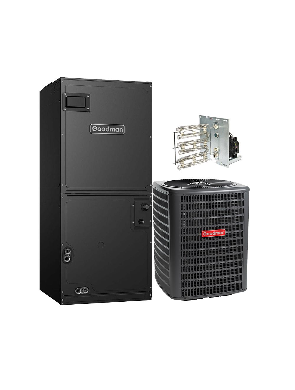 Goodman 1.5 Ton 15.2 SEER2 R32 STRAIGHT COOL Split System ELECTRIC HEATER