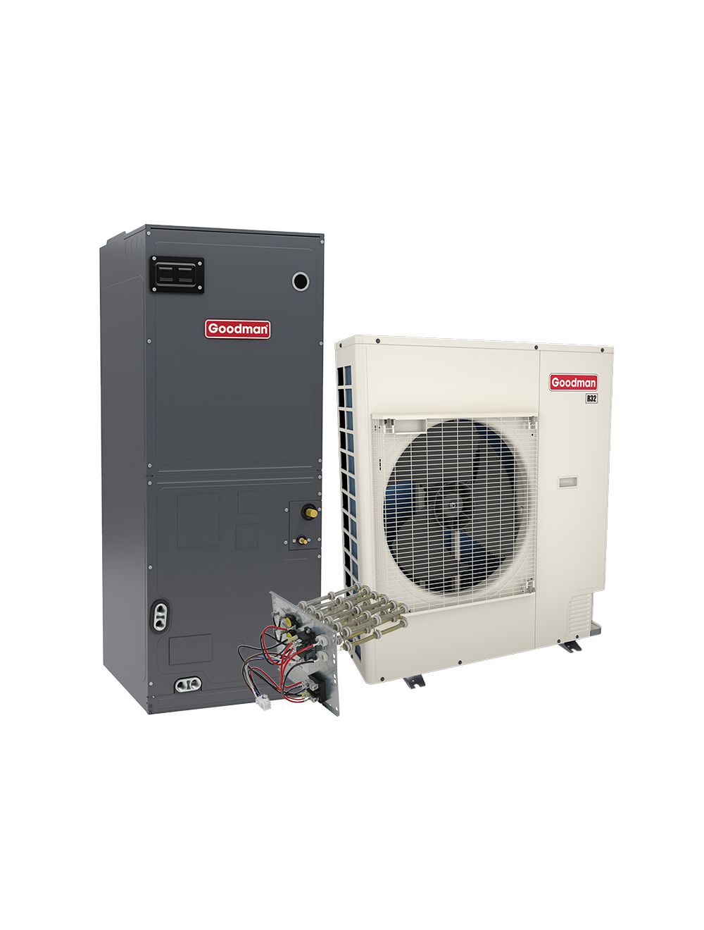 Goodman 5 Ton 16.6 SEER2 Variable-Speed Inverter Heat Pump System - High-Efficiency, R32