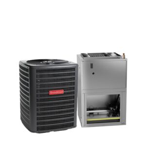 Goodman 3 Ton 14.5 SEER2 R32 Heat Pump Split System With 8kW Heater Built-In Wall-Mounted Air Handler