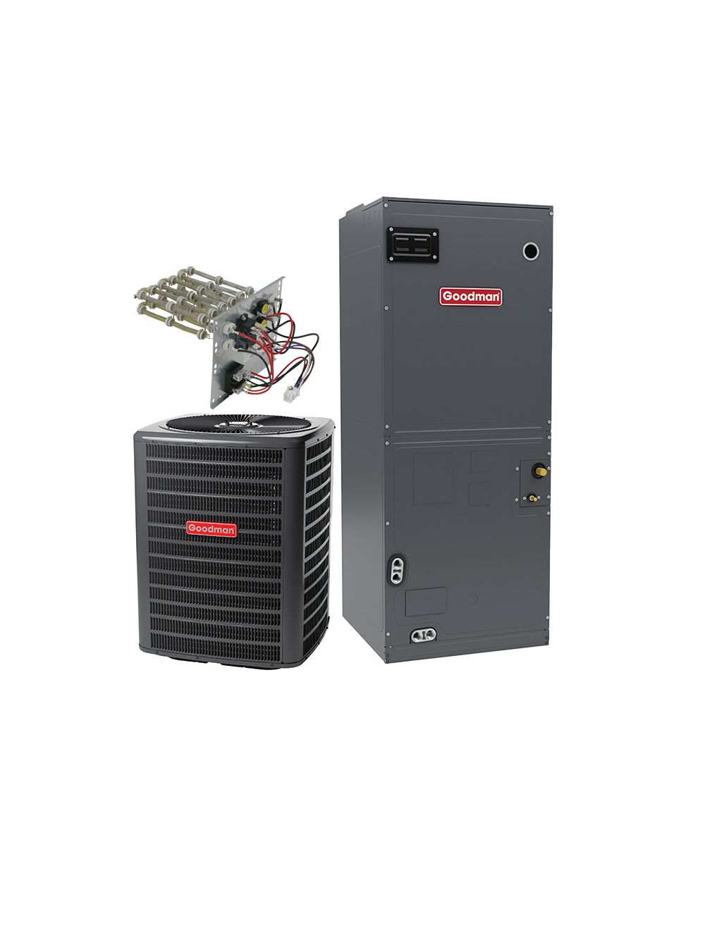 Goodman 2 Ton 18 SEER2 R32 High-Efficiency Two Stage Heat Pump System
